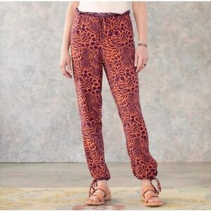 Sundance This is Paradise Tropical Pants Womens Petite Small 100% Viscose Lounge